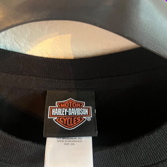 09/10 OLD Harley-Davidson Nags Head Black Graphic T-Shirt Size 2XL - Picture 3 of 4